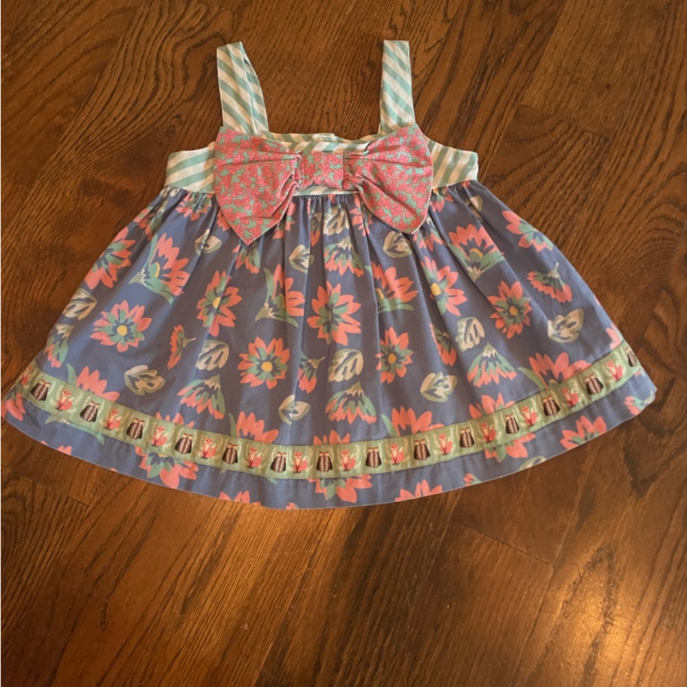 Floral Top with Bow